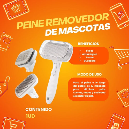 PEINE REMOVEDOR PARA MASCOTAS